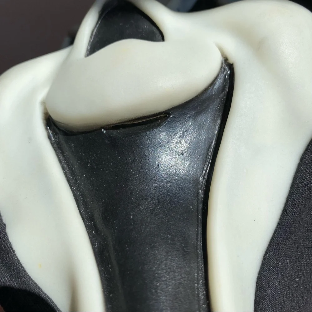 Vintage Scream Cloth Hood Smile Happy Ghost Face Fun World Div